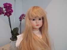 Dolls long wig blonde fits - in,