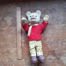 Vintage Rupert Bear bendy toy