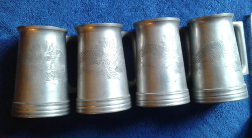 Antique huikee swatow - antique, pewter