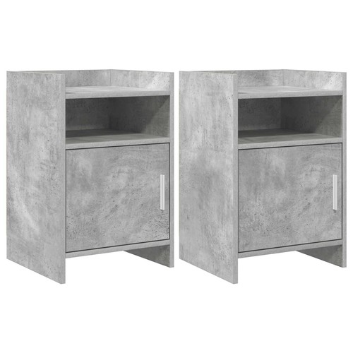 Bedside tables engineered wood - engineered,