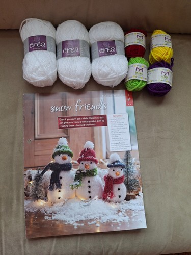 Knitting kit snow friends - knitting, "