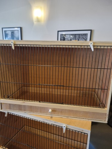 Wooden bird cage breeder - cage,