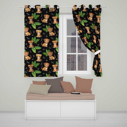 Blackout eyelet curtains - blackout,