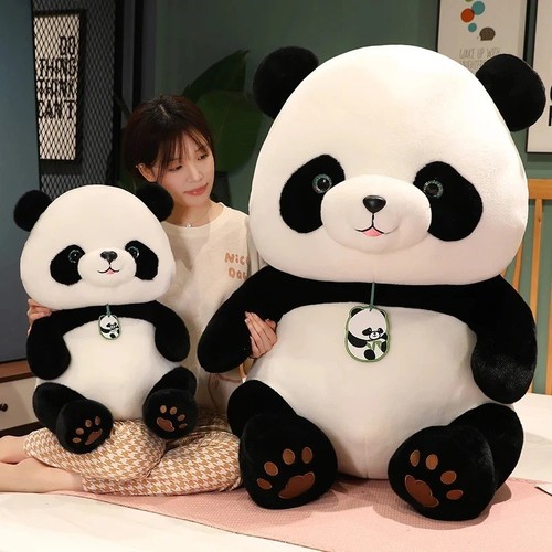 Cute panda plush toy 24cm - panda, –