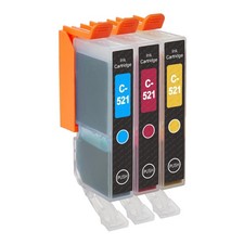 3 C/M/Y Ink Cartridges for Canon PIXMA iP3600, MP540, MP620, MP980, MX870
