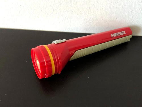 Vintage small red plastic