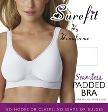 Seamless comfort bra removable - seamless,