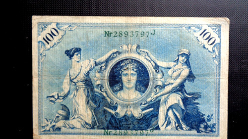 Reichsbanknote 100 mark - reichsbanknote,