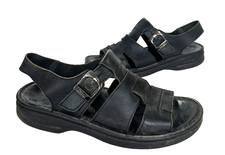 Mens SCHOLL Black Leather