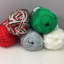 King Cole Glitz DK Christmas Sparkle Premium Acrylic Knitting Yarn Wool per 100g