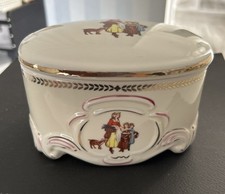 Yardley English Lavender China Oval lidded container good condition with soap 