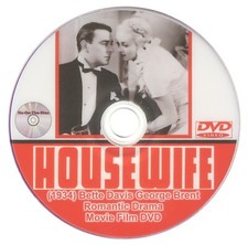 Housewife (1934) Bette Davis George Brent Romantic Drama Movie Film DVD