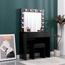 Dressing Table with LED Mirror