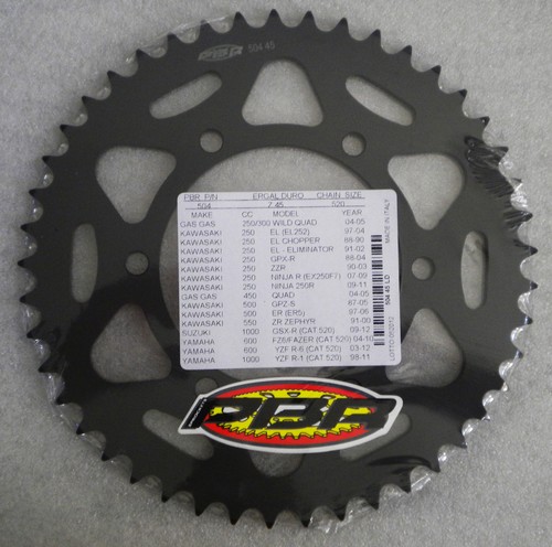Pbr rear sprocket ergal - rear,