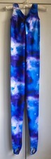 WORN ONCE - DANCE GEAR ‘GALAXY’ NYLON LYCRA STIRRUP CATSUIT DANCE COSTUME - 3