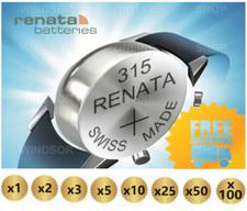 Renata Watch Battery 315 (SR716SW)- Swiss - x1 x2 x3 x5 x10 x25 x50 x100