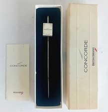 Concorde Silver Bookmark. Concorde Hallmarked Solid Silver Bookmark