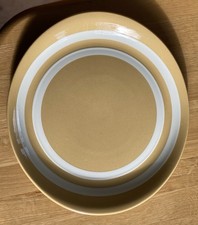 Vintage rare Cornishware T.G.Green Judith Onions Serving Platter -Gold colourway