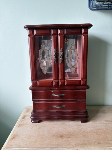 Vintage dark brown wooden - vintage,