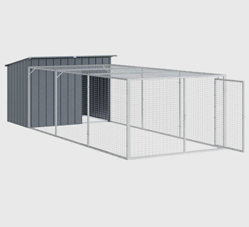 Outdoor metal wire dog - metal,