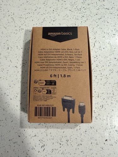 New hdmi dvi 1 pin - new, to
