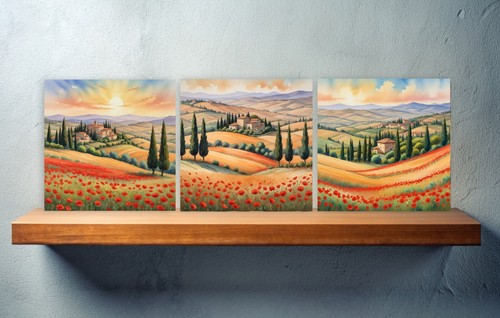 Tuscany ceramic backsplash - ceramic,