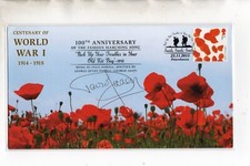 GB Least We Forget Buckingaham Covers FDC signed by David Jason Only Fools Etc