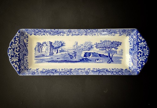 Spode italian blue white - &,