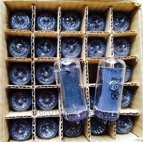 In18 nixie tubes 6 - tubes,