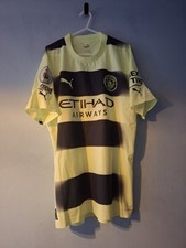 Match Worn/issued Manchester City 2022-23 Third Shirt Size Large U21