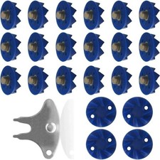 22x Blue Cricket Spikes Screw