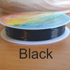 Plated Beading Wire in Silver