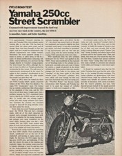 1969 Yamaha 250cc Street