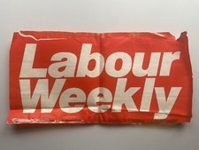 ORIGINAL COLLECTABLE LABOUR PARTY LABOUR WEEKLY POSTER 1980 CONFERENCE PODIUM 