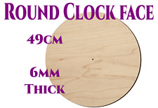 49cm Wooden Wall Round Clock