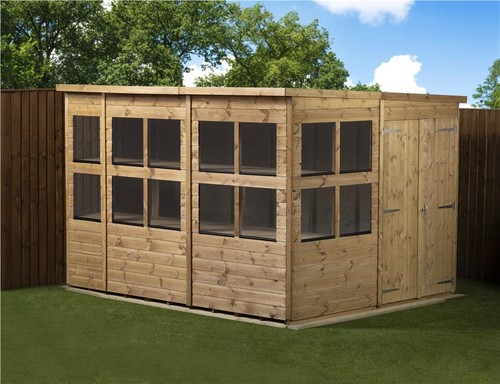 Empire pent potting shed - pent,