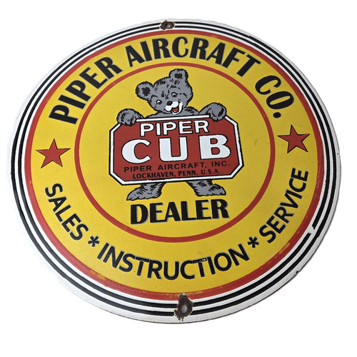 Vintage piper cub - piper, aircraft