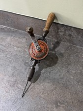 Vintage Stanley Hand Drill No 803  Manual Woodworking Carpentry Tool