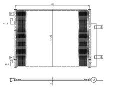NRF 350506 Condenser, air