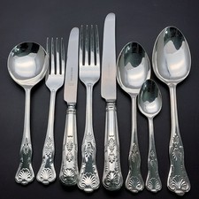 Kings Pattern - Viners 44pc Canteen For 6 Settings EPNS - Silver Plated Vintage