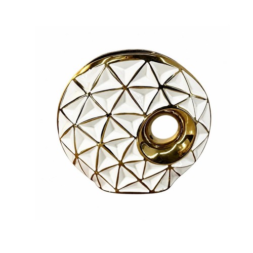 Ceramic vase with - ceramic,
