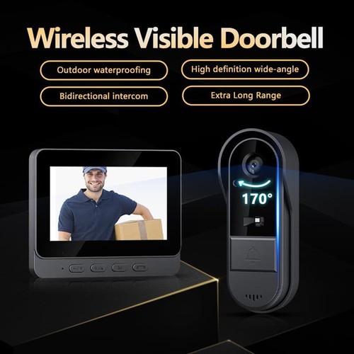 Wireless smart video doorbell - wireless,