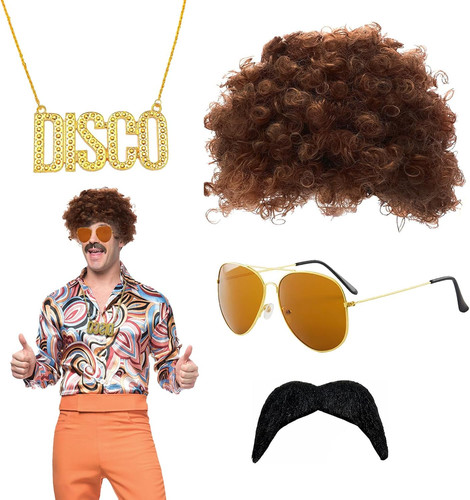 Piece hippie costume set - hippie,