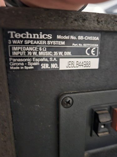Technics ch530a way - sb-ch530a, 3-way