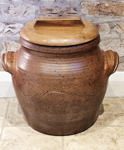 Large vintage salt - a,