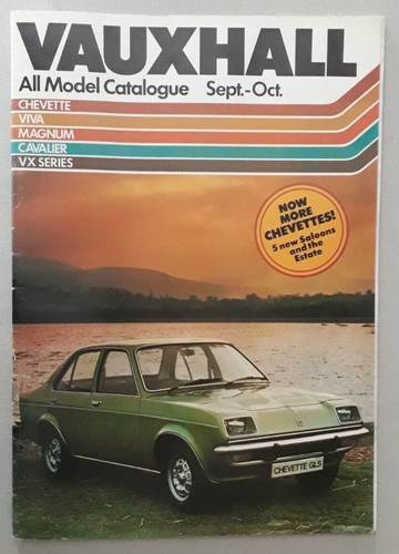 Vauxhall range brochure - sept,