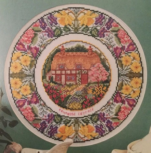 Cross stitch chart - chart, primrose