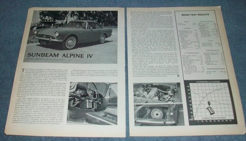 1964 sunbeam alpine series - sunbeam,