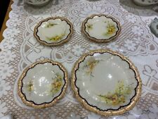 Antique C.1895—1911 RARE NAUTILUS SCOTTISH PORCELAIN PLATES