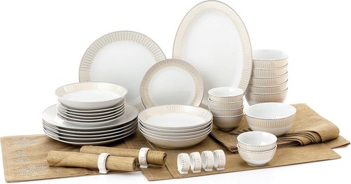 50pc gold sparkle dinner - 50pc,